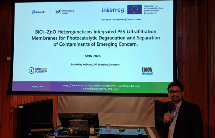 Forschungsergebnisse des #CURE-Projekts wurden auf der IWA-Konferenz „Water in Industry“ 2026 vorgestellt