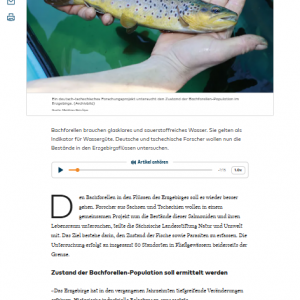 Pressemitteilung: Der Bachforelle soll es besser gehen #4