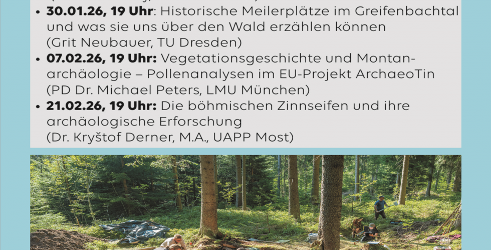 Pozvánka: doprovodné přednášky k putovní výstavě Člověk a cín | Copyright: T. Kretschel, LfA Sachsen