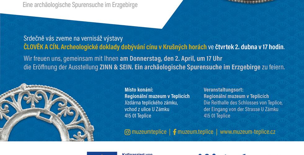 Vorankündigung: Feierliche Eröffnung der Ausstellung „Zinn und Sein“ im Museum Teplice | Copyright: LfA Dresden