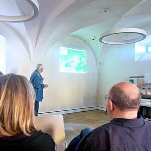 Besuch des Freundeskreises Schloss Frýdlant (Bezirk Liberec, Tschechien) im MiBERZ in Dippoldiswalde #2 | Copyright: LfA Dresden