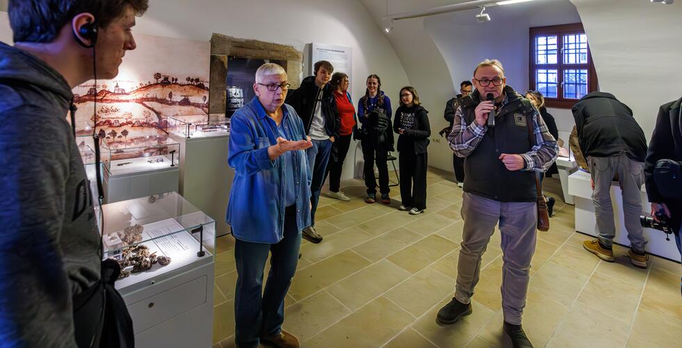 Besuch des Freundeskreises Schloss Frýdlant (Bezirk Liberec, Tschechien) im MiBERZ in Dippoldiswalde | Copyright: LfA Sachsen