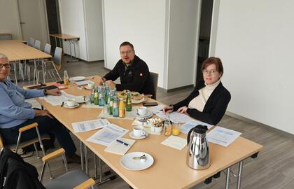 Treffen des Leadpartners mit dem Assoziierten Partner Welterbe Montanregion Erzgebirge e. V. in Freiberg