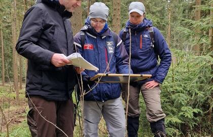 Archäologen untersuchen die Zinnseifen im Erzgebirge