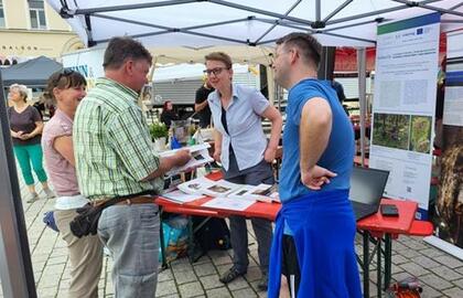 ArchaeoTin präsentiert sich auf dem Welterbetag in Dippoldiswalde
