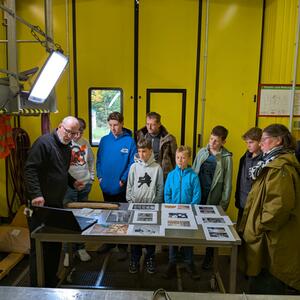 Návštěva juniorských „ambasadorů“ světového dědictví v rámci projektu ArchaeoTin v LfA #1 | Copyright: Foto H. Hönig
