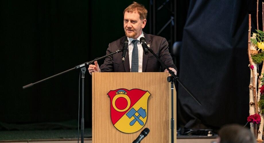 Slavnostní zahájení výstavy ČLOVĚK a CÍN u partnera projektu ArchaeoTin – Muzeum Zinngrube Ehrenfriedersdorf | Copyright: T. Fischer.