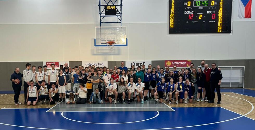 Basketball-Schulturnier in Usti nad Labem