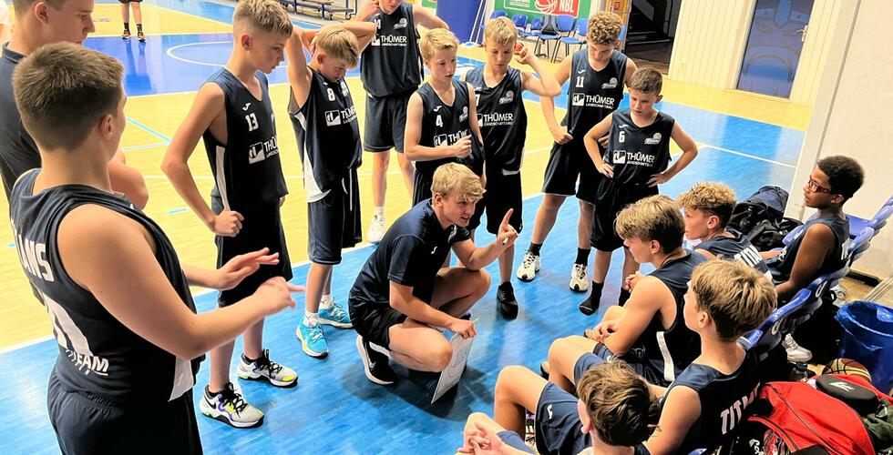 U14-Auswahl wirbt in Decin für INTERREG-Projekt
