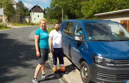 Gemeinsame Probenahme am Pöhlbach - 2.