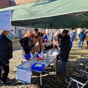 Propagace projektu na slavnostech pro veřejnost Karaseks Naturmarkt v Seifhennersdorfu #4