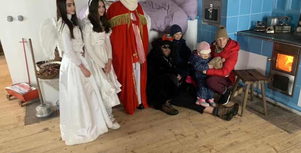 Nikolaustag im Erzbergmuseum in Lesná