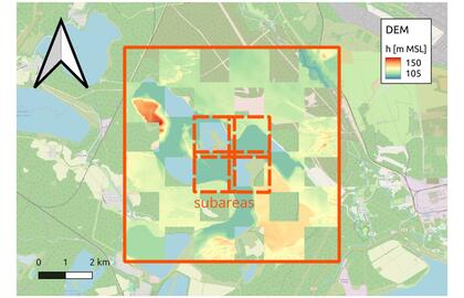 Berücksichtigung von naturbasierten Lösungen in die Einschätzung der Böshungstabilität in großen Gebieten