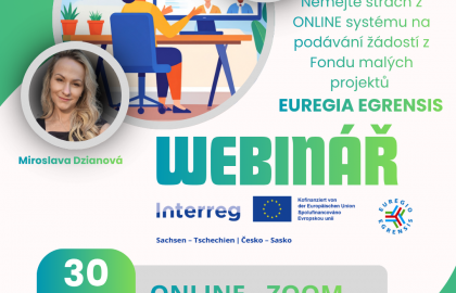 Webinář - podávání žádosti o dotaci