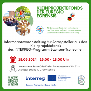 Informationsveranstaltung für Antragsteller aus den Kleinprojektefonds des INTERREG-Programm Sachsen-Tschechien #1