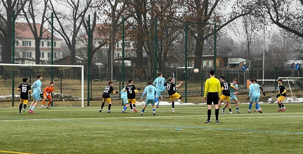 Testspiel U16 SGD - U17 Ústí in Dresden