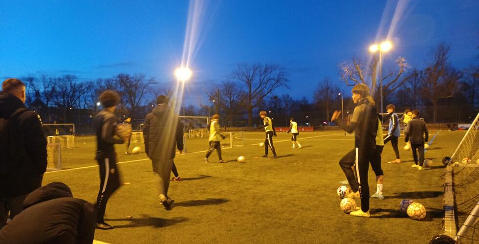 Hospitation bei U16 Trainingseinheit Dynamo Dresden