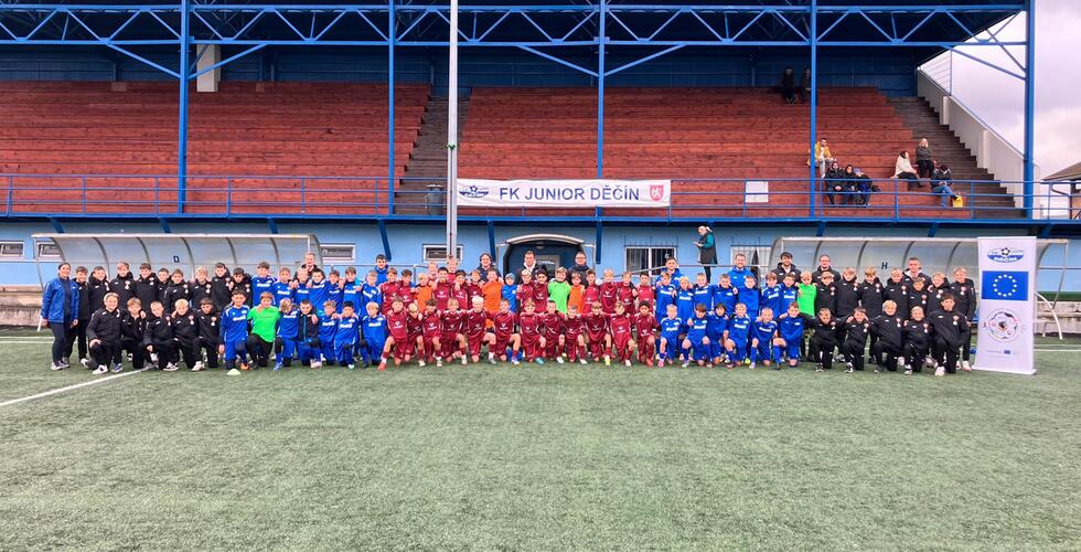 U12 a U13 na tréninkovém kempu v Děčíně