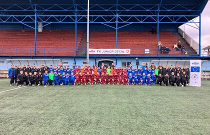 U12 a U13 na tréninkovém kempu v Děčíně