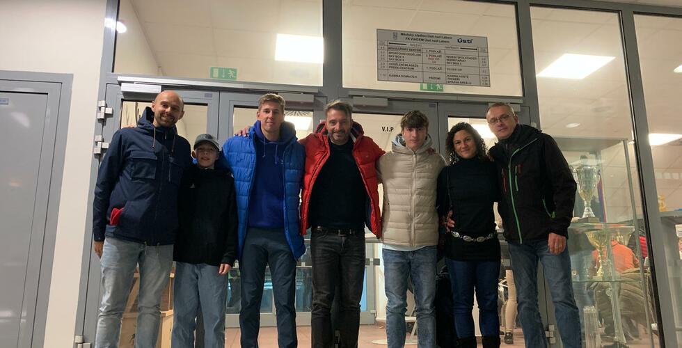 Návštěva družstva mužů FK VIAGEM Ústí nad Labem na domácím utkání