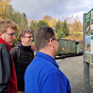 JÖHSTADT/STEINBACH - natáčení dokumentárního filmu o Přísečnické dráze #1