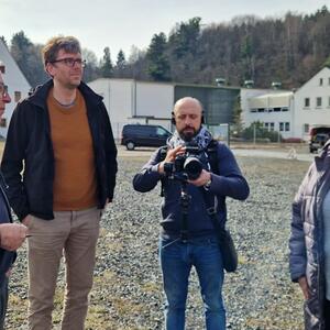 FREIBERG - Saxonia Hütte - Vorbereitung eines Dokumentarfilms mit Prof. Helmut Albrecht #1