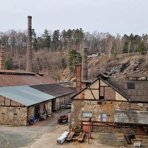 FREIBERG - Saxonia Hütte - Vorbereitung eines Dokumentarfilms mit Prof. Helmut Albrecht #3