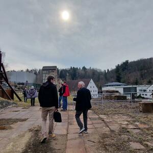 FREIBERG - Saxonia Hütte - Vorbereitung eines Dokumentarfilms mit Prof. Helmut Albrecht #6
