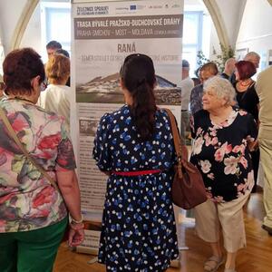LOUNY - Ausstellung „Das Böhmische Mittelgebirge – 50 Jahre“ – Die Moldauer Bahn als Teil der Geschichte der Prager-Dux-Bahn #2