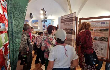 LOUNY - Ausstellung „Das Böhmische Mittelgebirge – 50 Jahre“ – Die Moldauer Bahn als Teil der Geschichte der Prager-Dux-Bahn