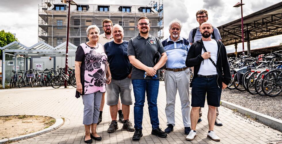 FREIBERG - setkání projektových partnerů - obnova historické nádražní budovy
