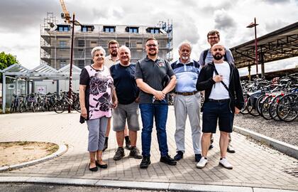 FREIBERG - Treffen der Projektpartner - Restaurierung des historischen Bahnhofsgebäudes