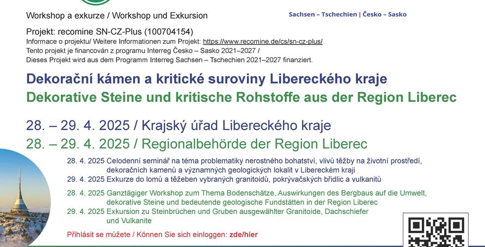 2. Workshop k projektu „Dekorační kámen a kritické suroviny Libereckého kraje“
