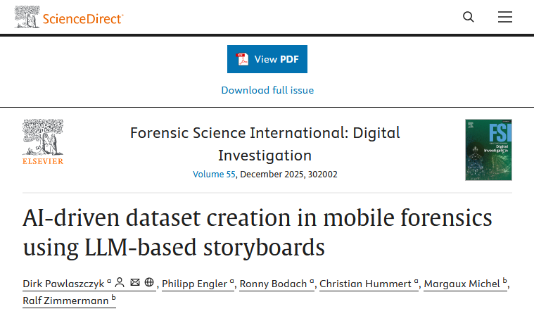 Veröffentlichung einer Publikation