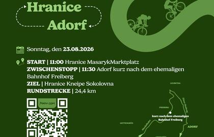 Společný cyklovýlet Hranice - Adorf