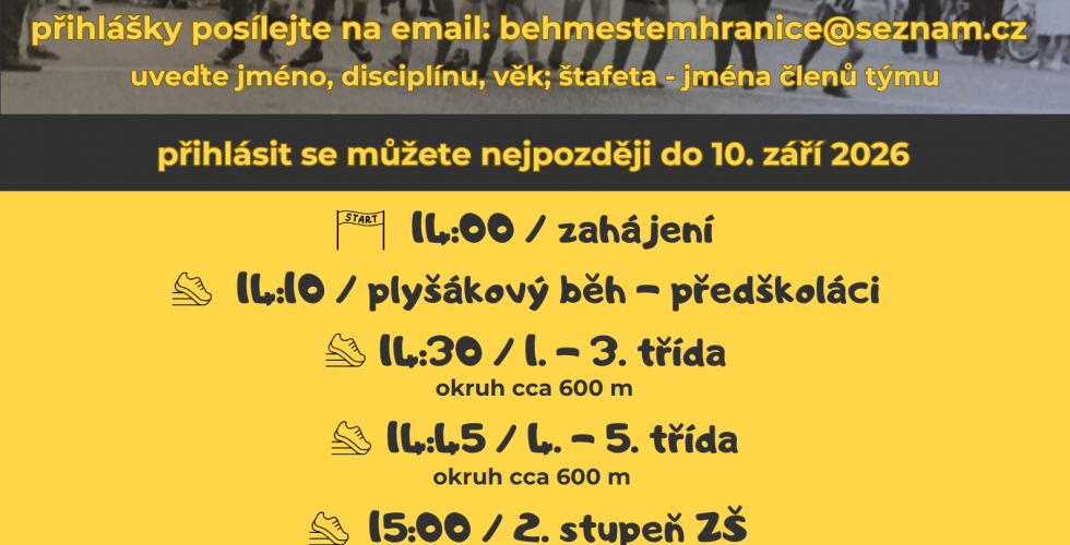 Běh městem Hranice