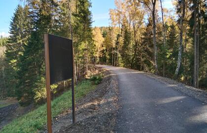 DER TSCHECHISCHE TEIL DES RADWEGES MOCKELBAHN HRANICE – ADORF  IST FERTIG