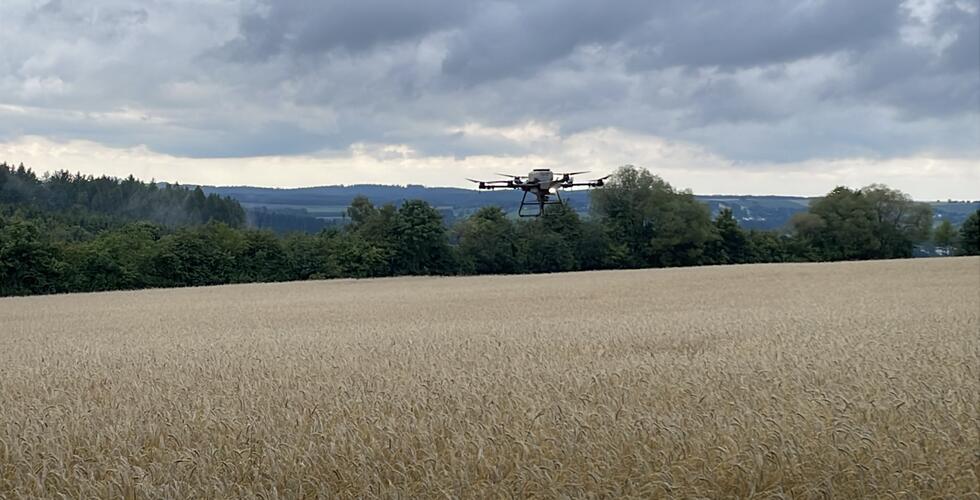 Agrardrohen im Praxiseinsatz | Copyright: LfULG