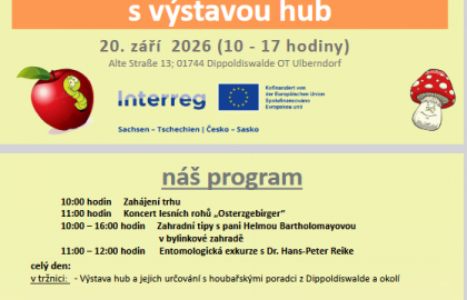 Slavnost lučních sadů s výstavou hub