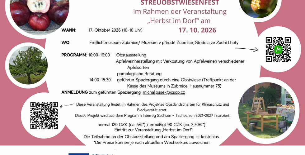 STREUOBSTWIESENFEST im Rahmen der Veranstaltung „Herbst im Dorf“