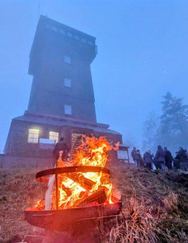 Turmwintertag auf dem Kapellenberg