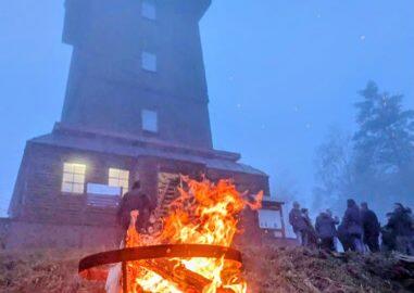 Zimní den na Kapellenbergu