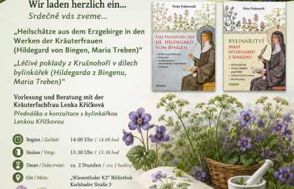 Vorlesung und Beratung mit der Kräuterfachfrau Lenka Kříčková