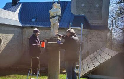 Die Rückkehr der Statue des Heiligen Josef