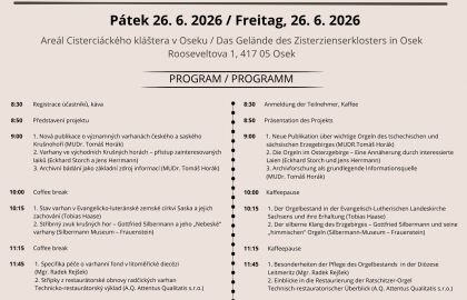 Konference VYBRANÉ VARHANY KRUŠNOHOŘÍ