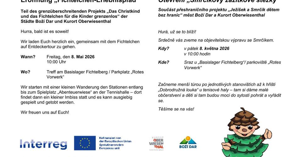 Slavnostní otevření Smrčíkovy zážitkové stezky