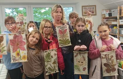 Besuch von Schülern der Partnerschule an der Grundschule Pastelka