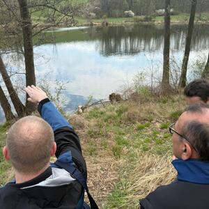 Odborná výměna zkušeností se Saskou správou přehrad (LTV) u poldru Friedrichswalde-Ottendorf #2