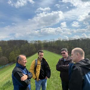 Odborná výměna zkušeností se Saskou správou přehrad (LTV) u poldru Friedrichswalde-Ottendorf #6
