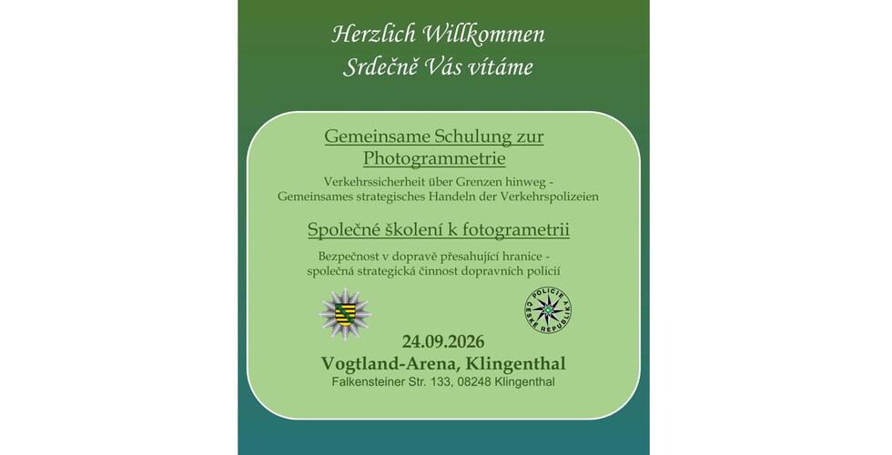 Gemeinsame Schulung zur Photogrammetrie
